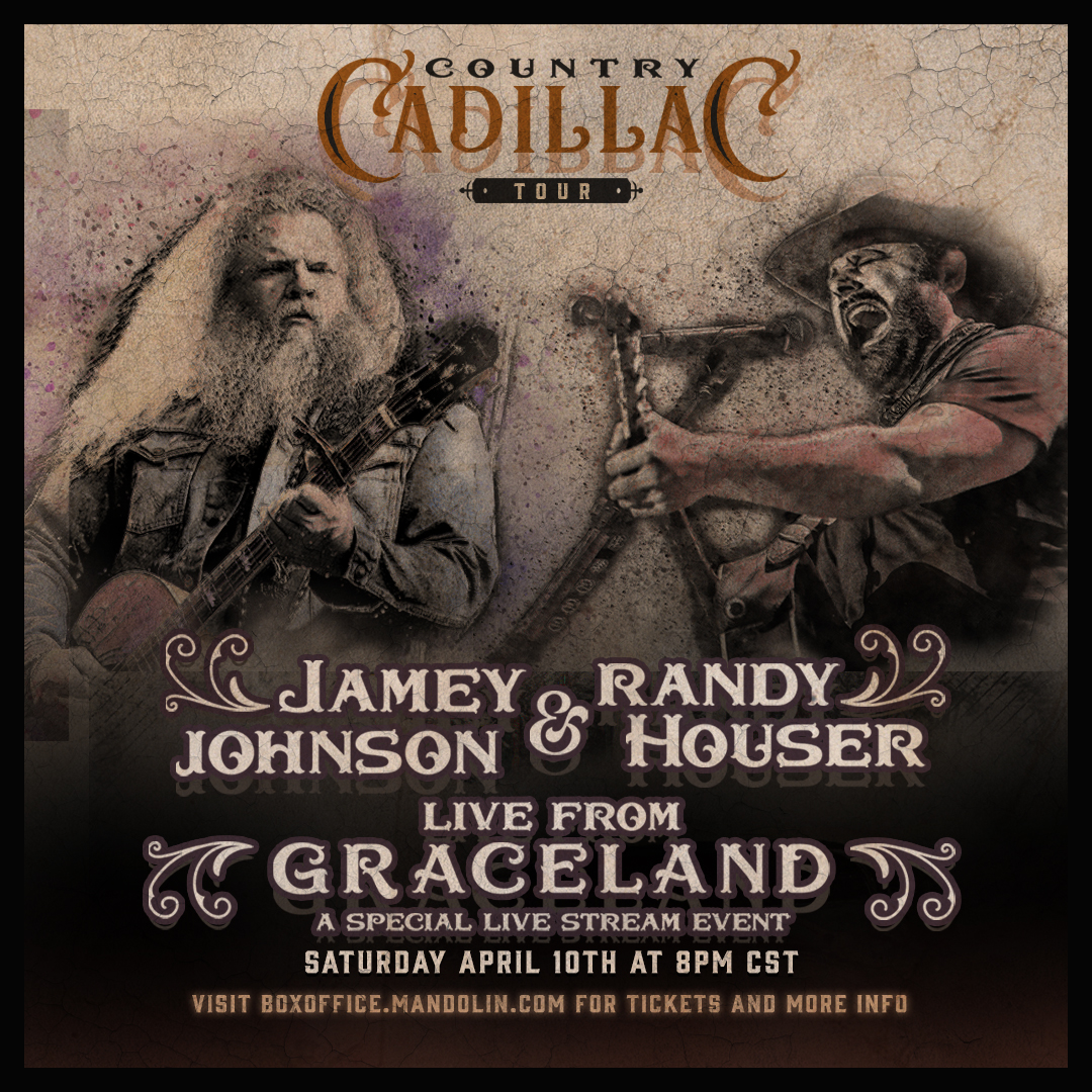 Randy and Jamey Johnson to live stream their unforgettable multi-city co-headlinine tour Live from Graceland